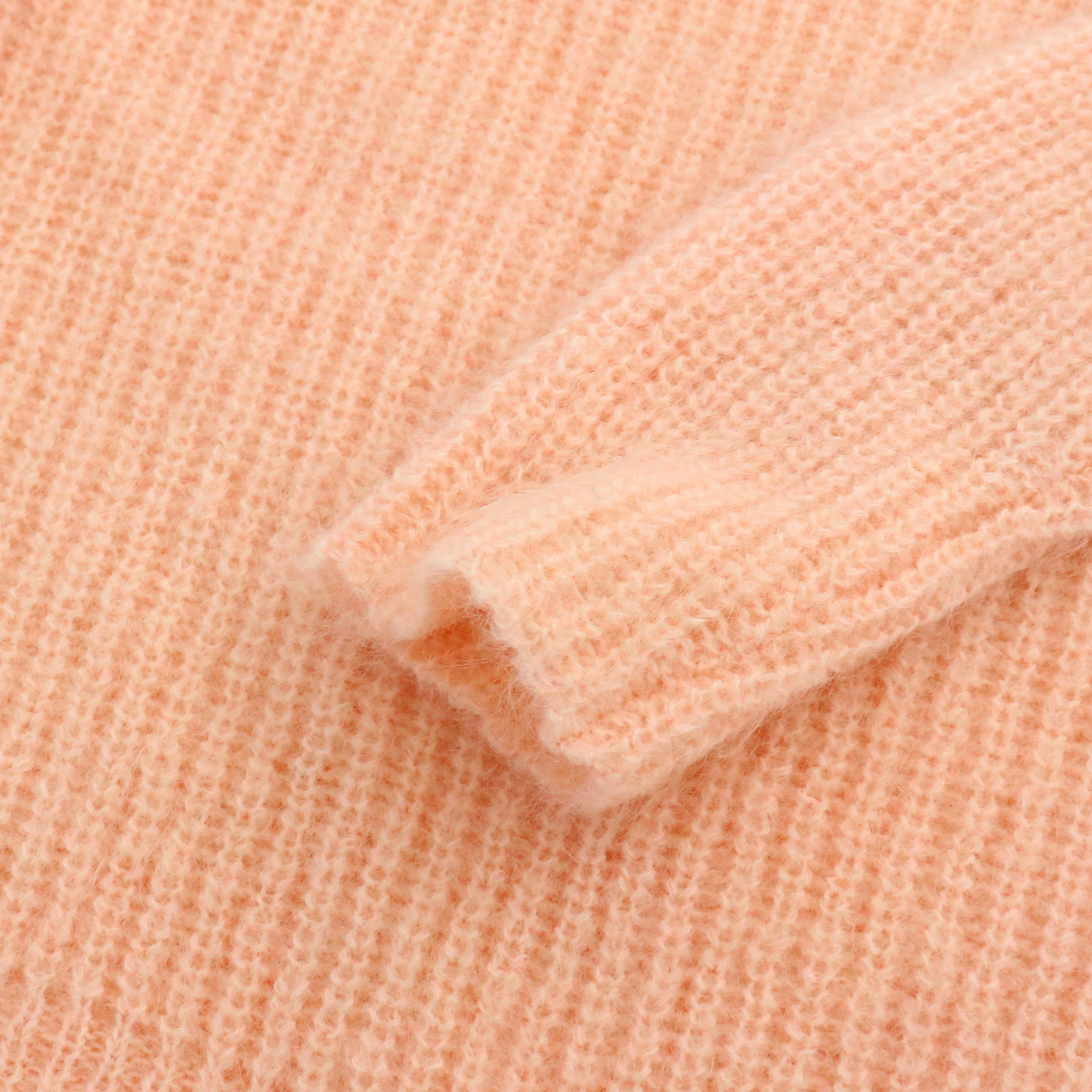 秋冬 OEM 工厂定制长袖柔软女式套头针织毛衣