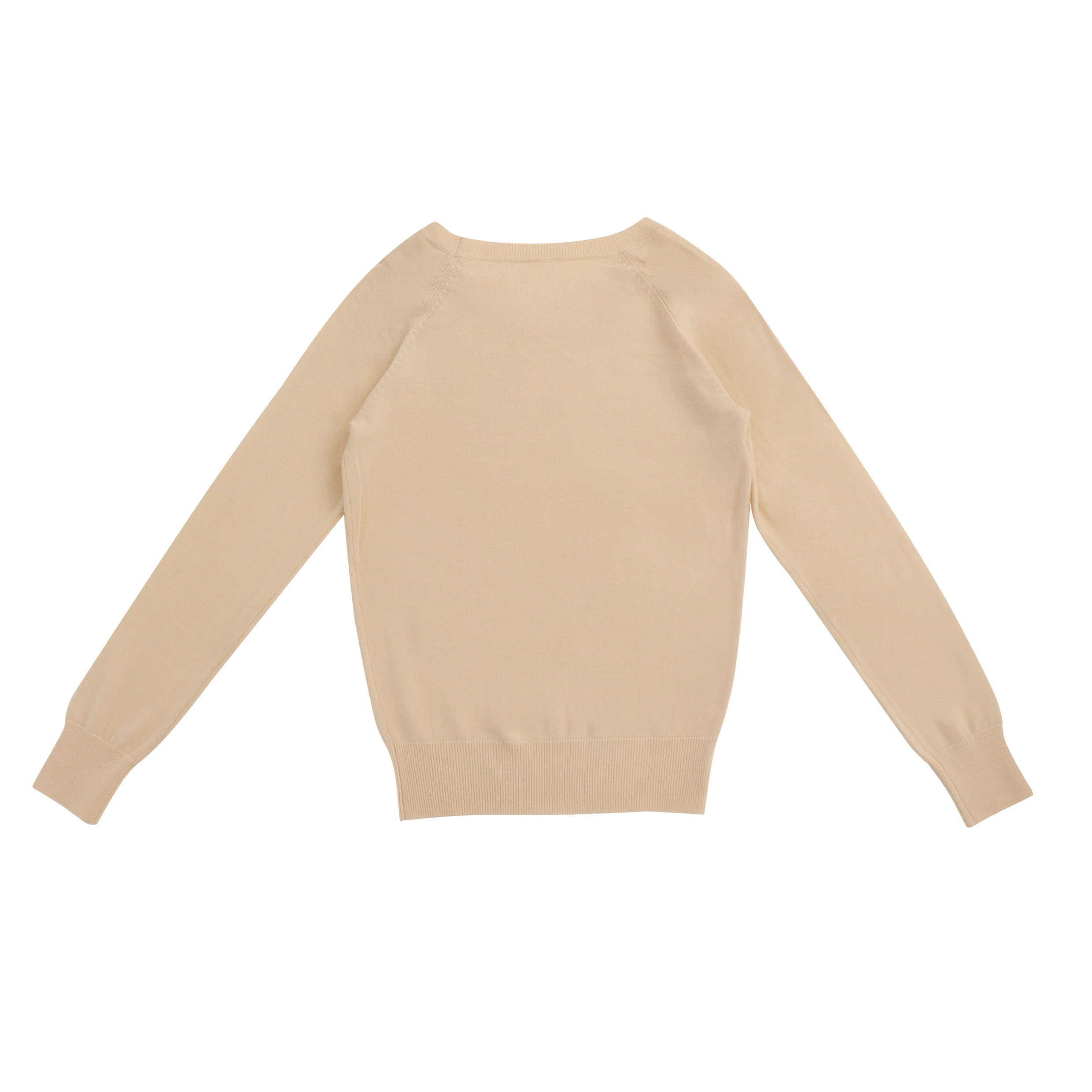 秋冬 OEM 工厂定制长袖 O 领 100% 羊毛女式套头针织毛衣