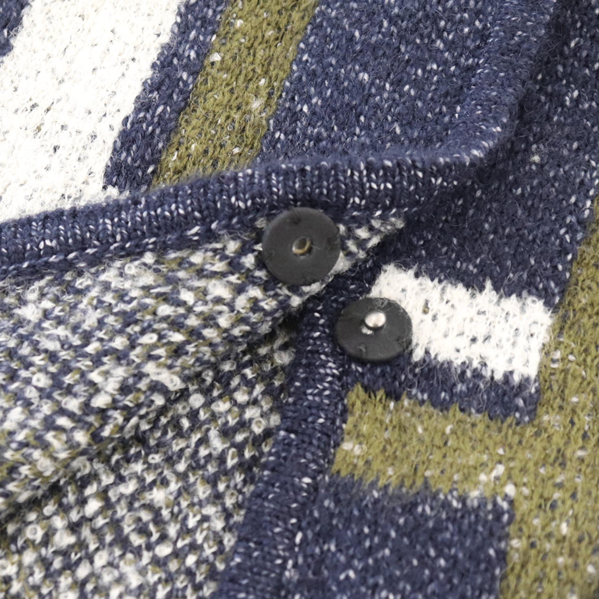 OEM 工厂定制格子印花长袖女士女士针织毛衣外套开衫