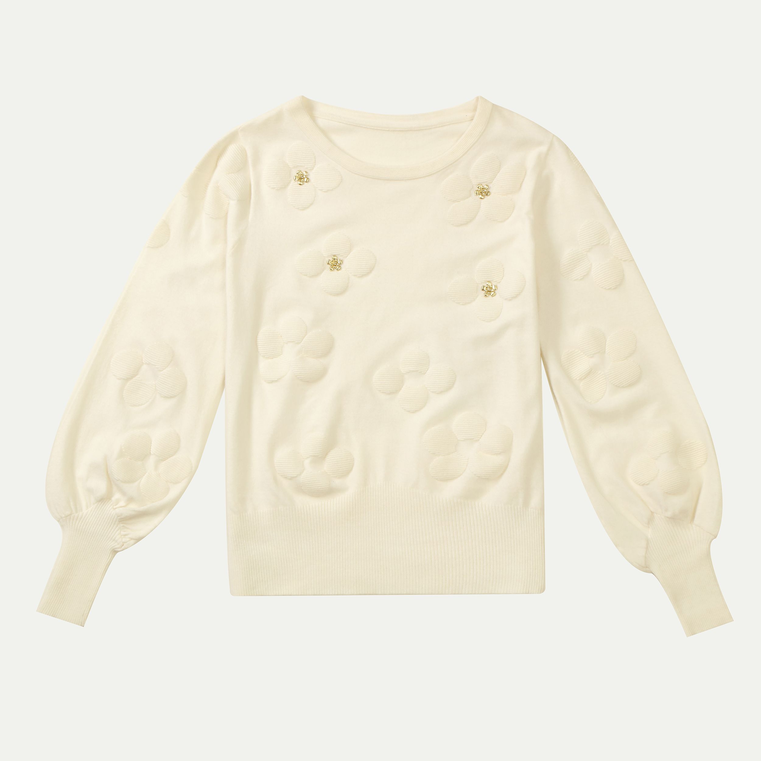 提花女式套头衫