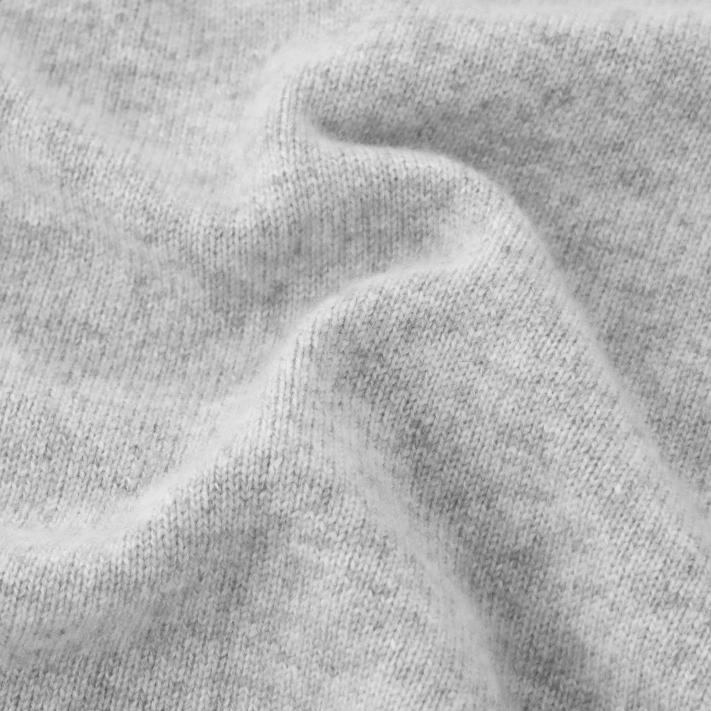 秋冬 OEM 工厂定制长袖灰色 100% 羊绒女式套头针织毛衣