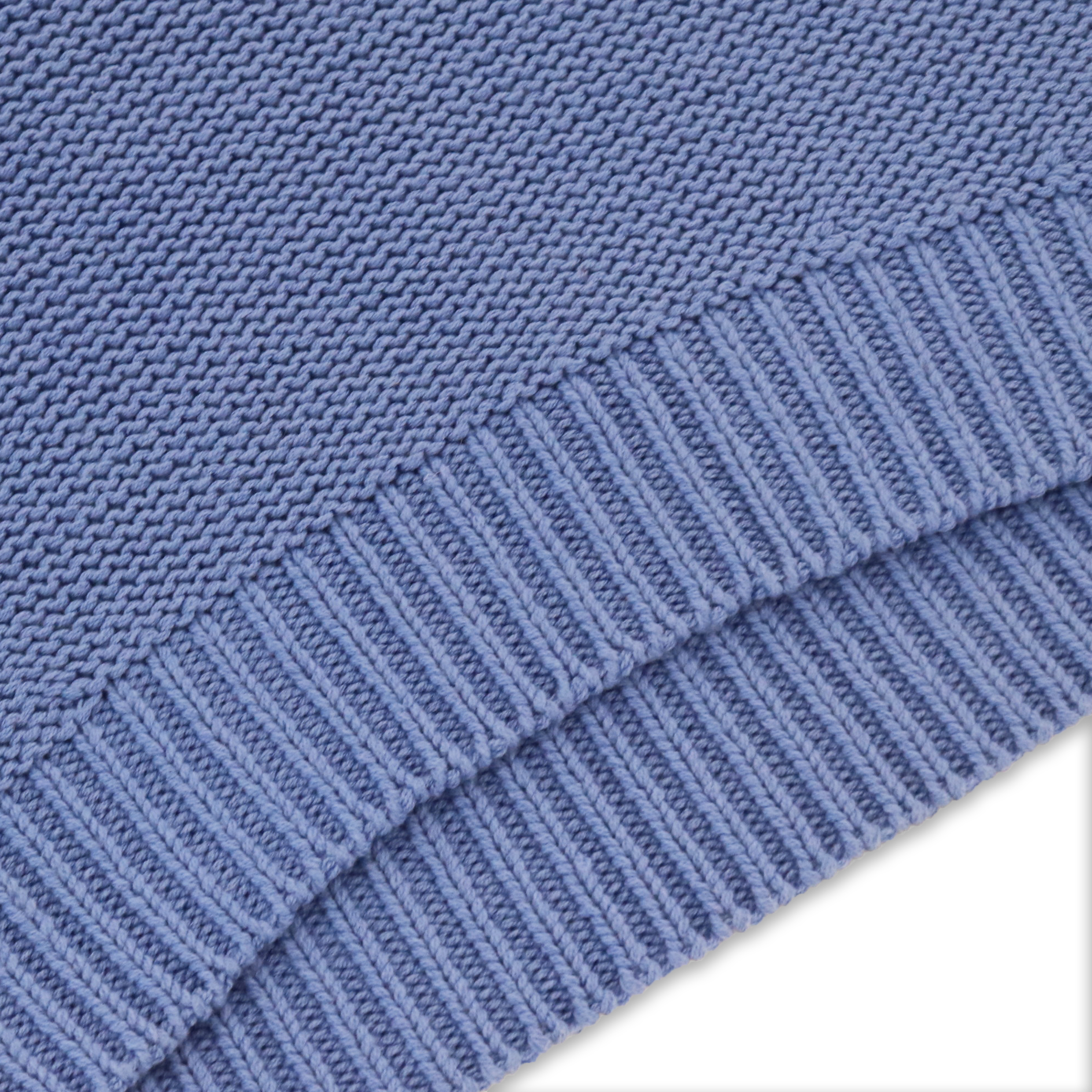 秋冬 OEM 工厂定制蓝色长袖女士套头针织毛衣