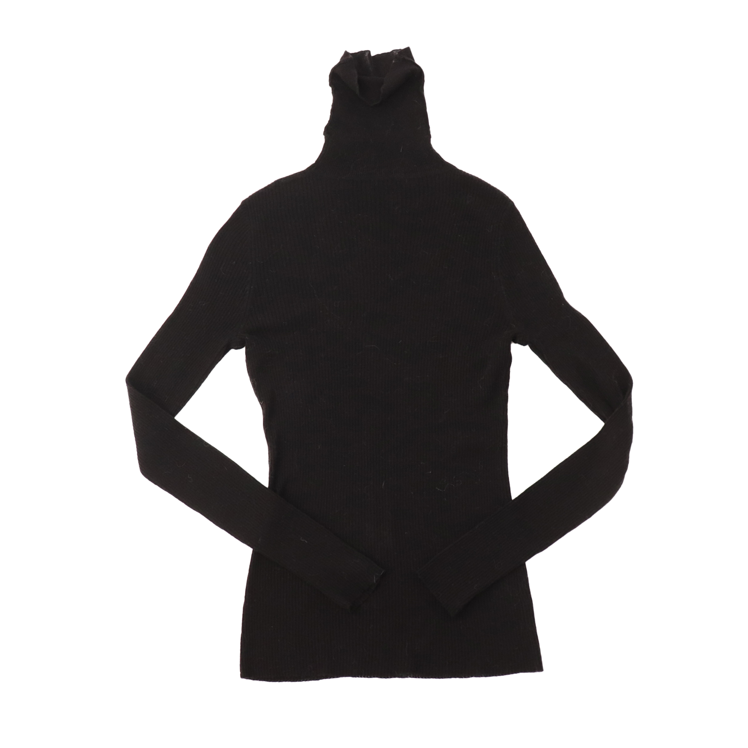 冬季 OEM 工厂定制羊毛长袖高领黑色女式套头针织毛衣