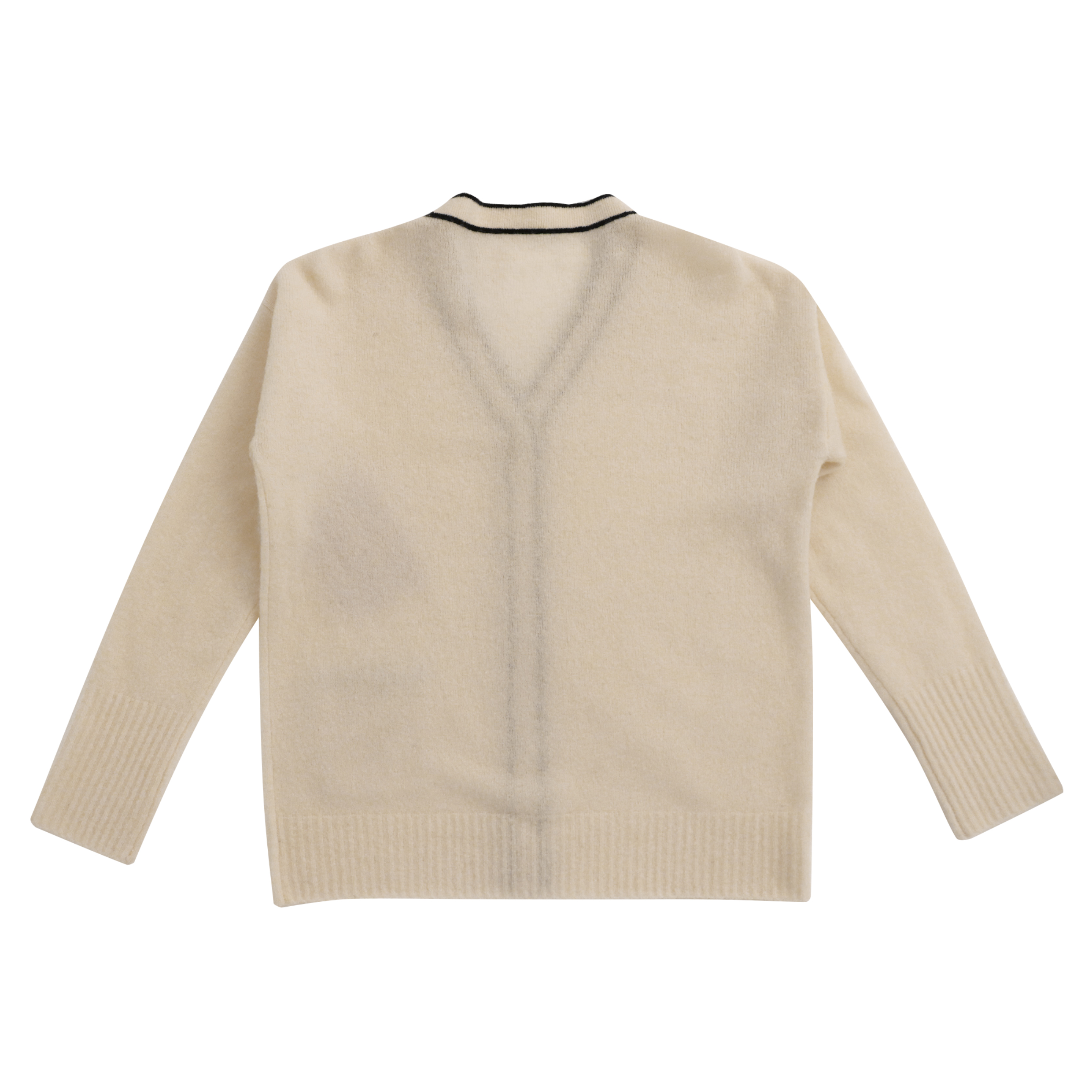 高品质定制冬季纯色长袖 100% 羊毛女式针织毛衣开衫