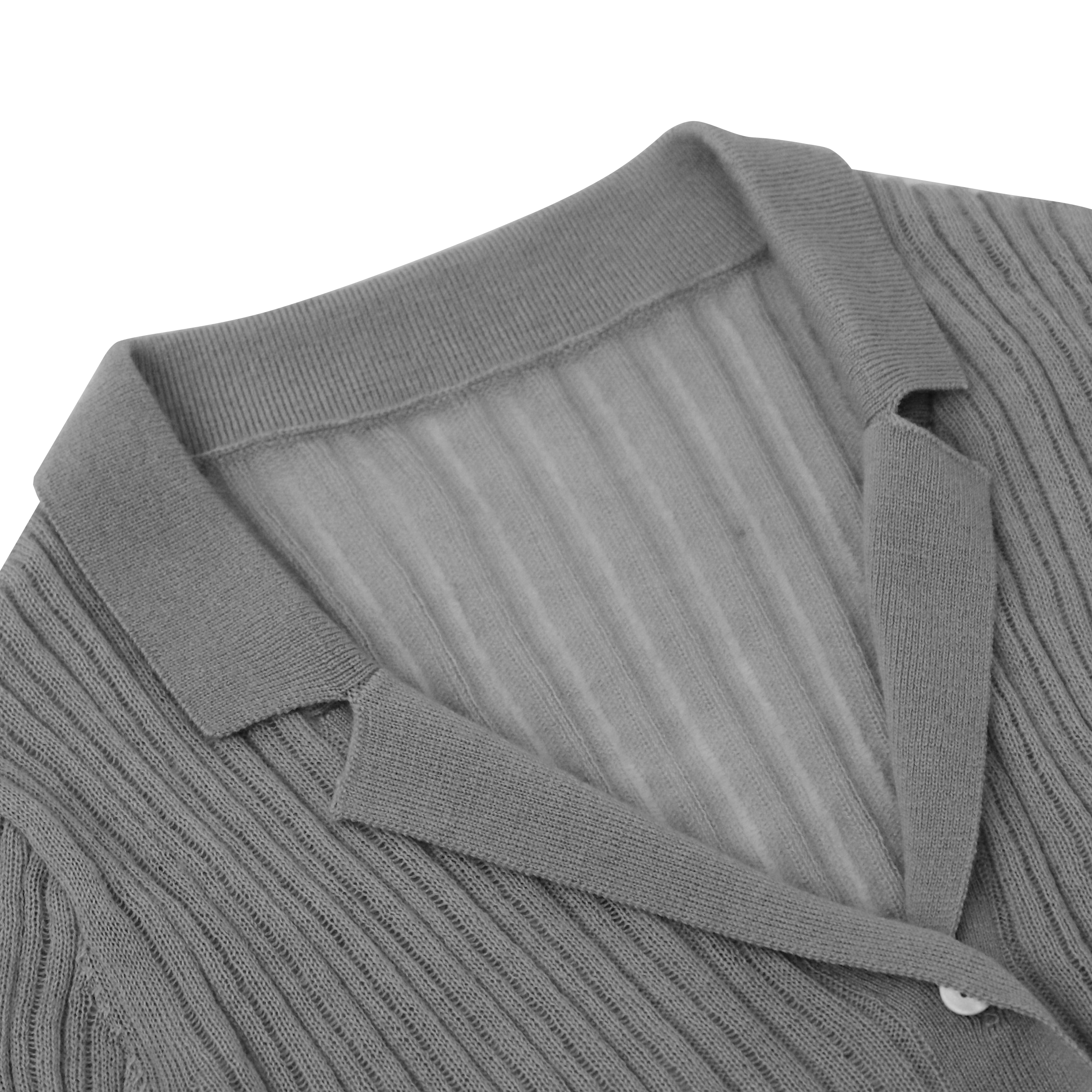 高品质 OEM 定制冬季灰色长袖女式针织毛衣开衫