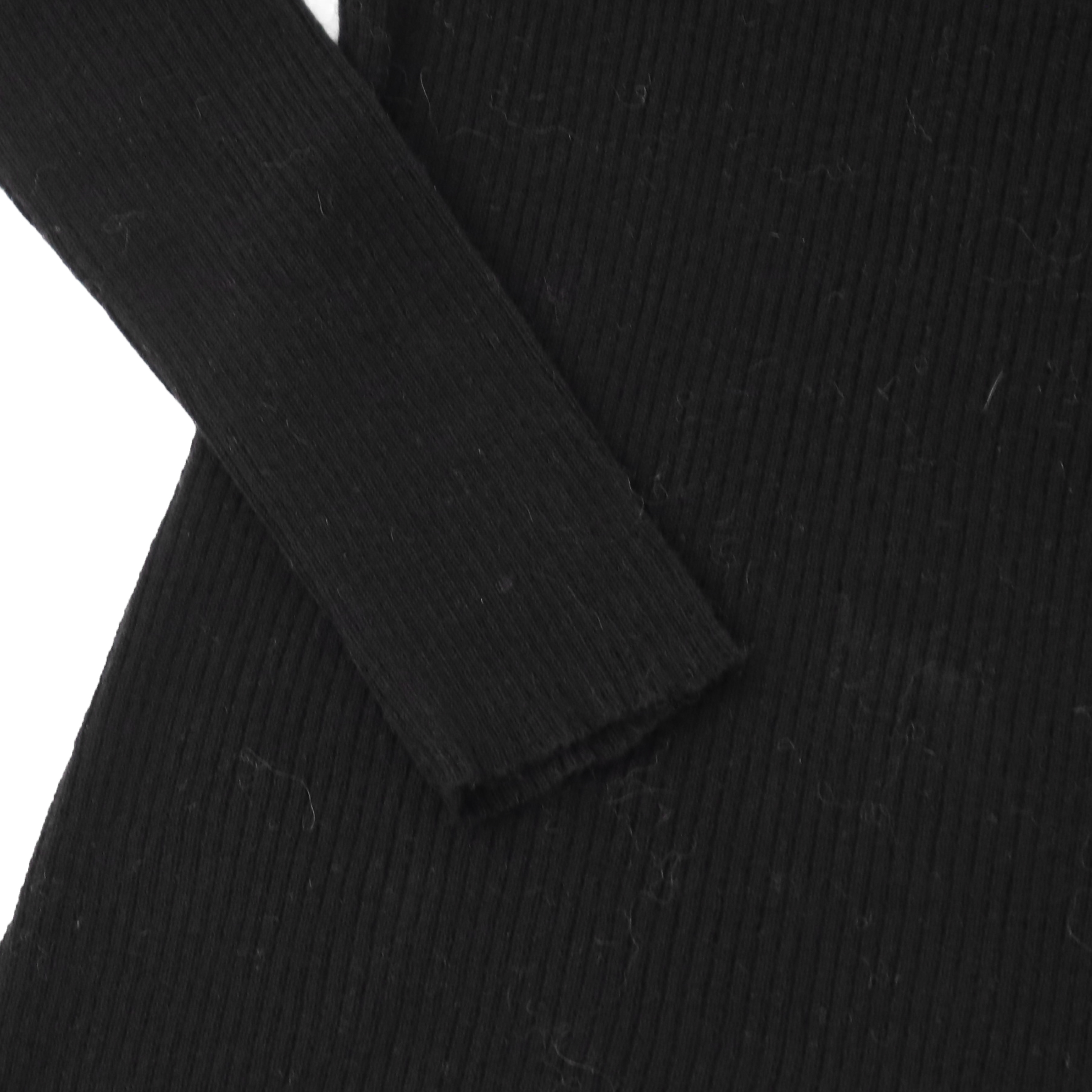 冬季 OEM 工厂定制羊毛长袖高领黑色女式套头针织毛衣