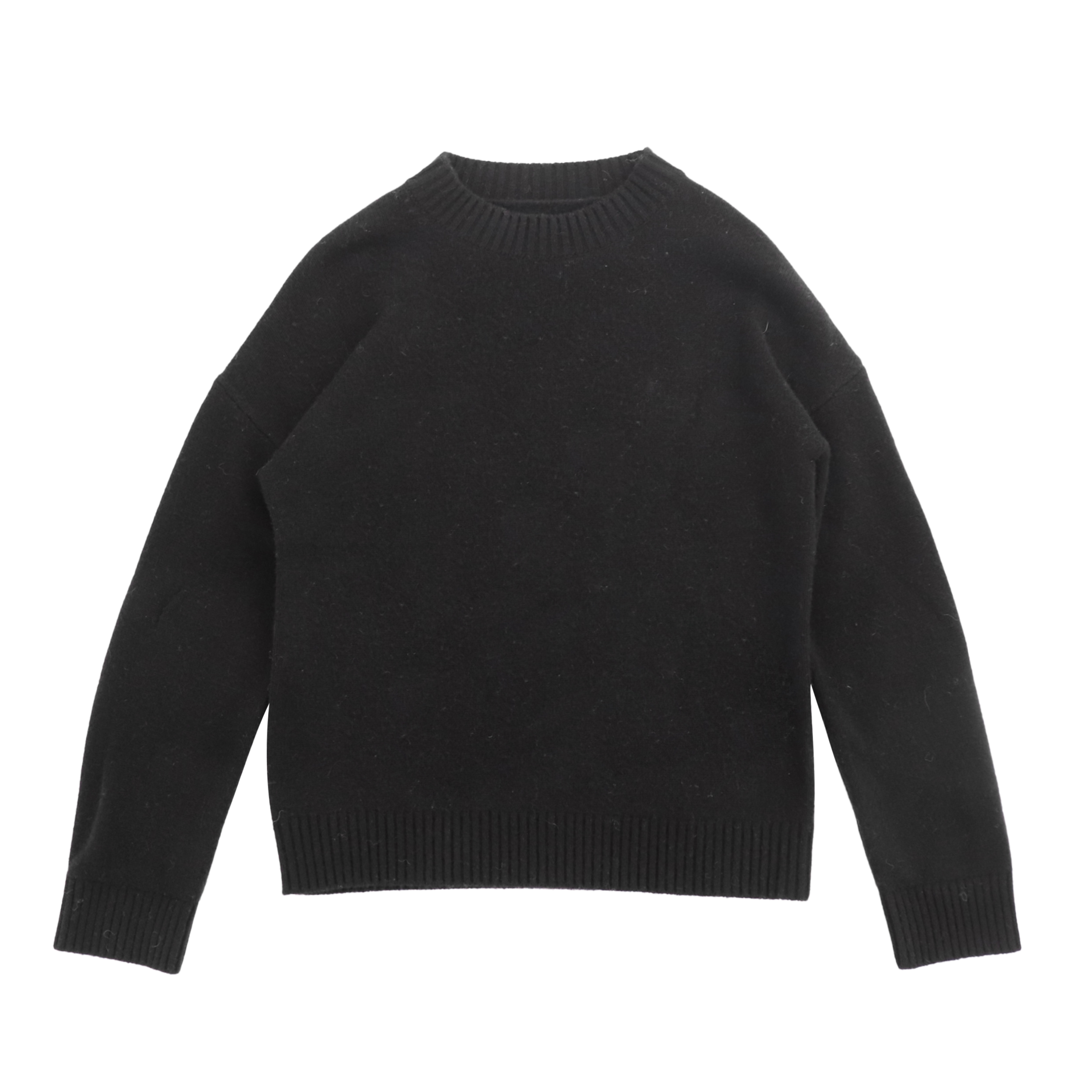 秋冬定制设计师纯色长袖女套头针织毛衣