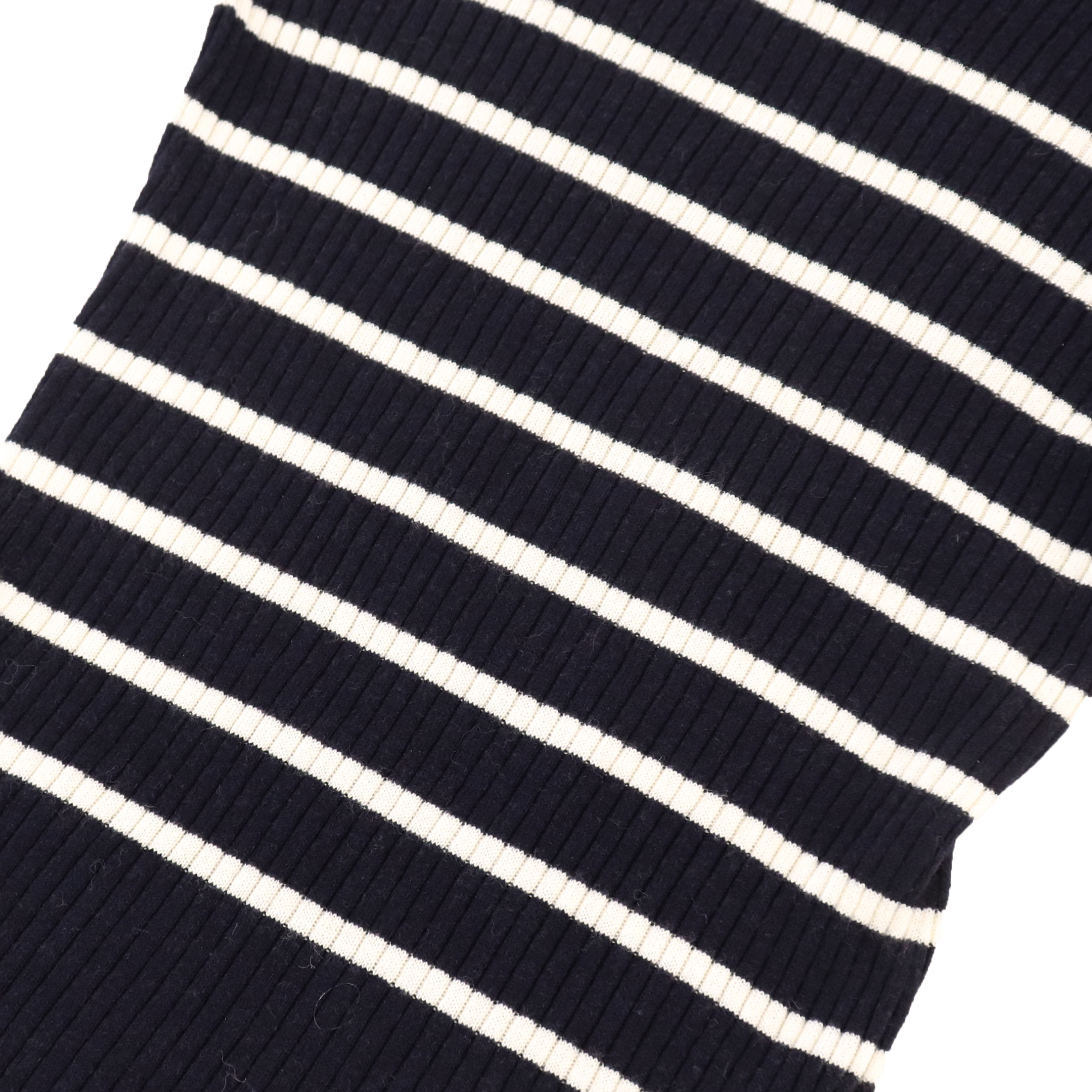 秋冬 OEM 工厂定制短袖条纹女套头衫针织毛衣连衣裙