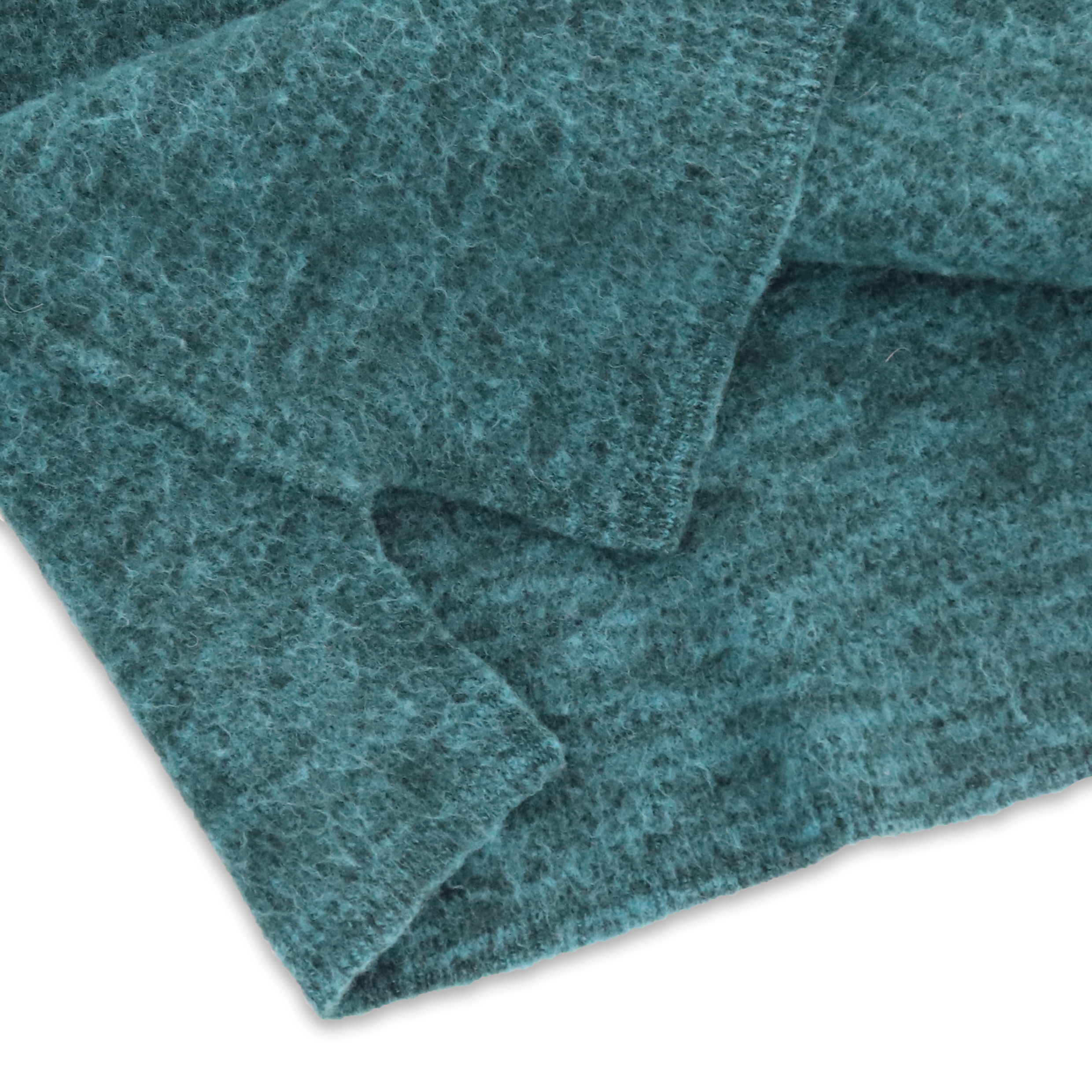 秋冬 OEM 工厂定制长袖绿色 100% 羊毛女式套头针织毛衣