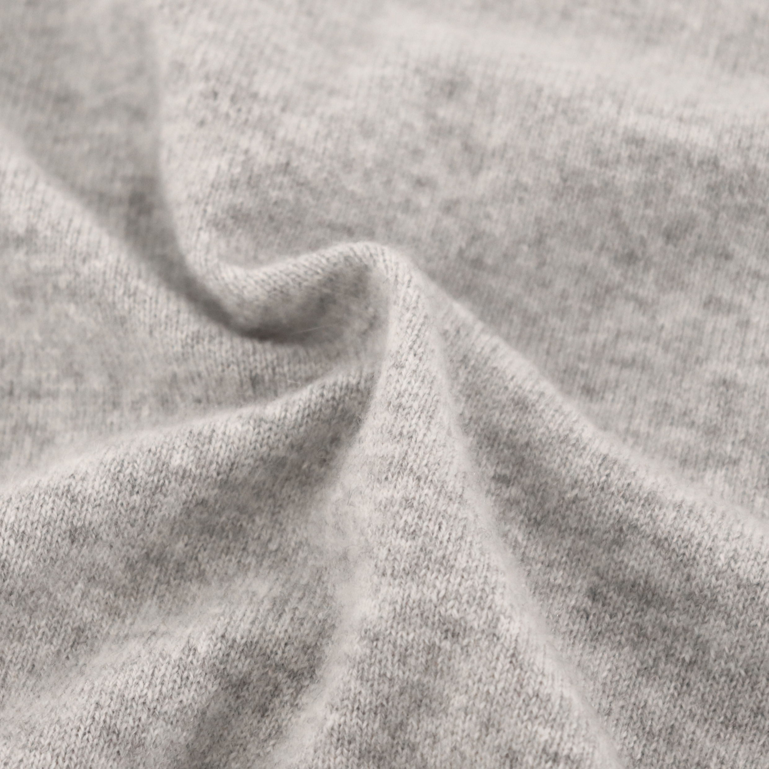 秋冬 OEM 工厂定制灰色长袖女士套头针织毛衣