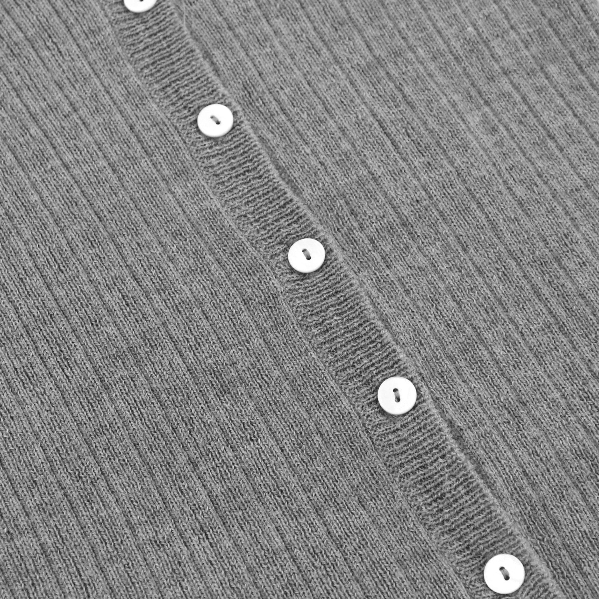 OEM 定制冬季纯色长袖 100% 羊毛女士女士针织毛衣开衫