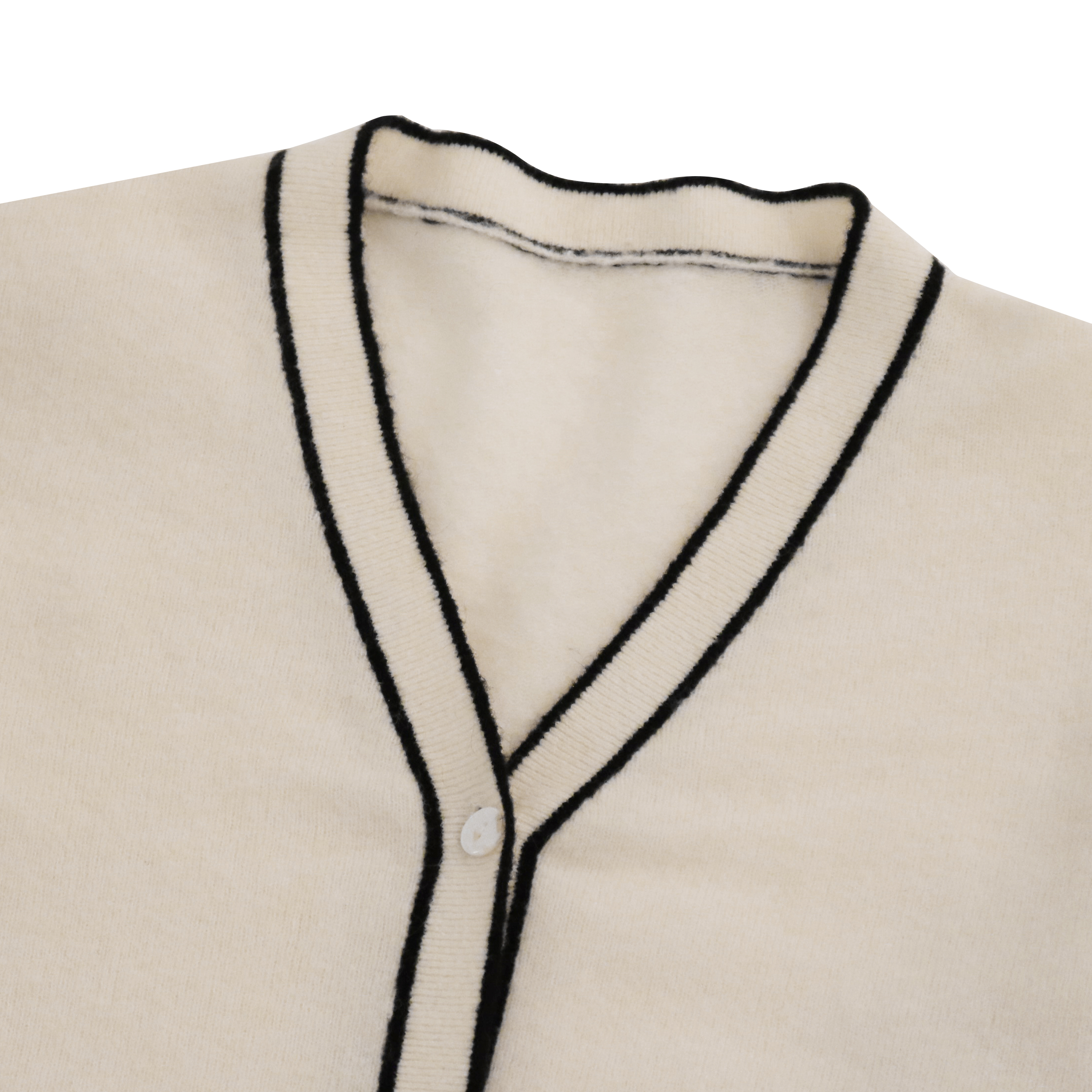 高品质定制冬季纯色长袖 100% 羊毛女式针织毛衣开衫