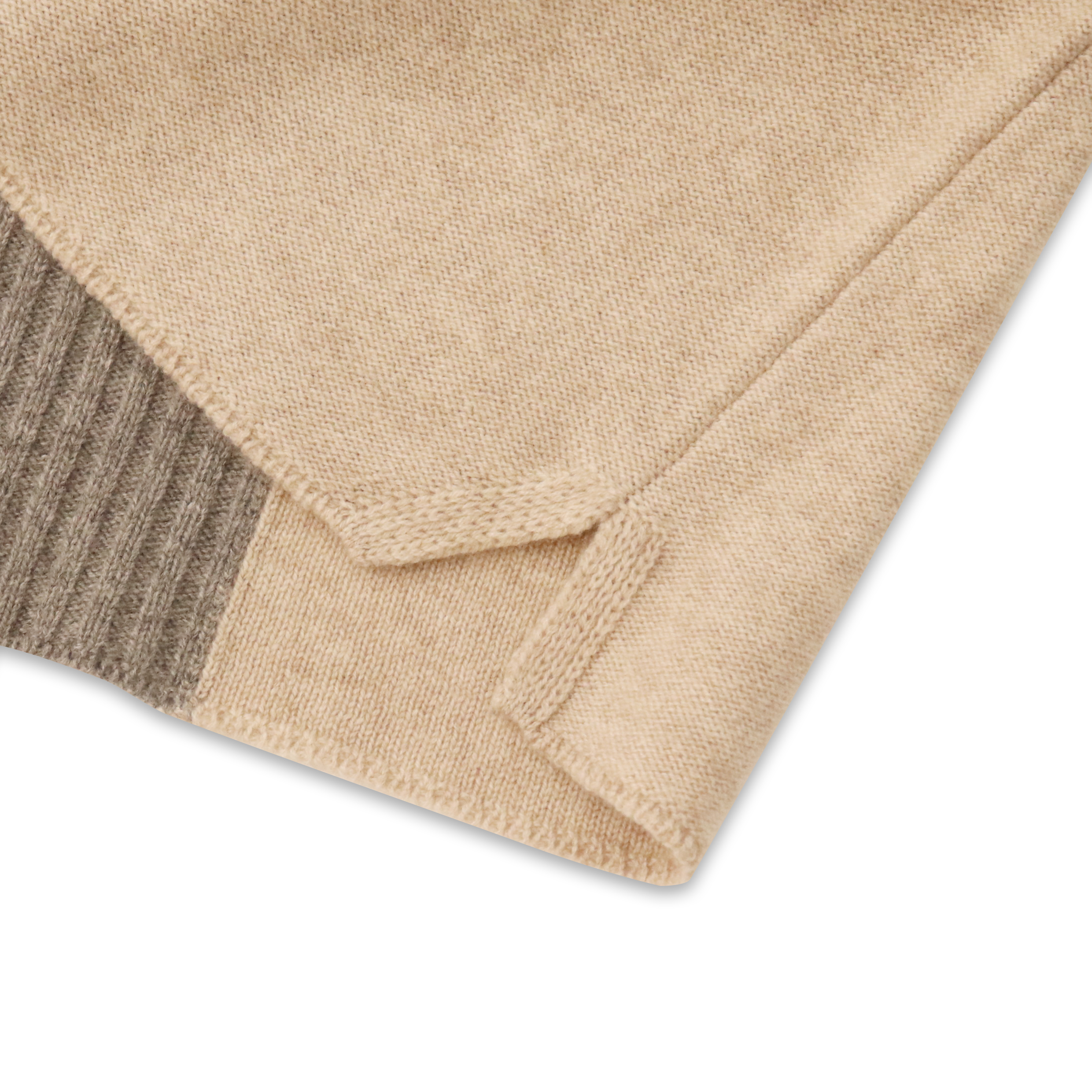 秋冬 OEM 工厂定制长袖对比色羊毛女式套头针织毛衣