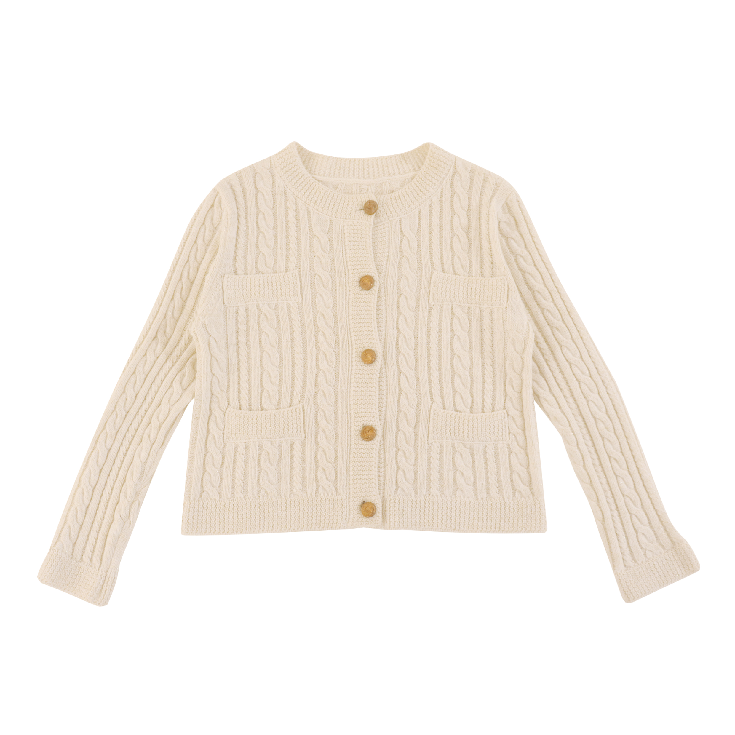 定制冬季纯色长袖羊毛女士女士针织毛衣开衫