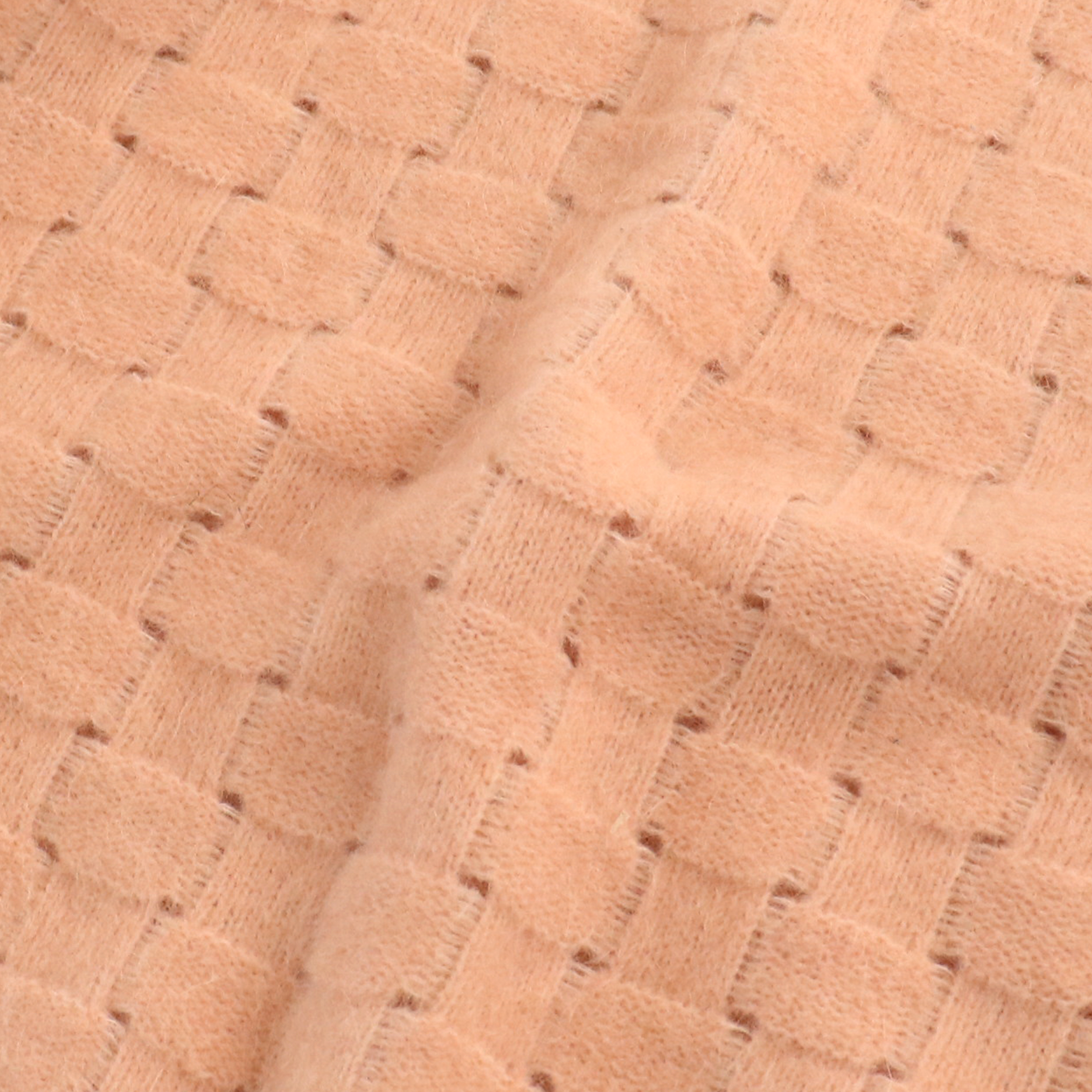 秋冬 OEM 工厂定制长袖高领柔软短款女士套头针织毛衣