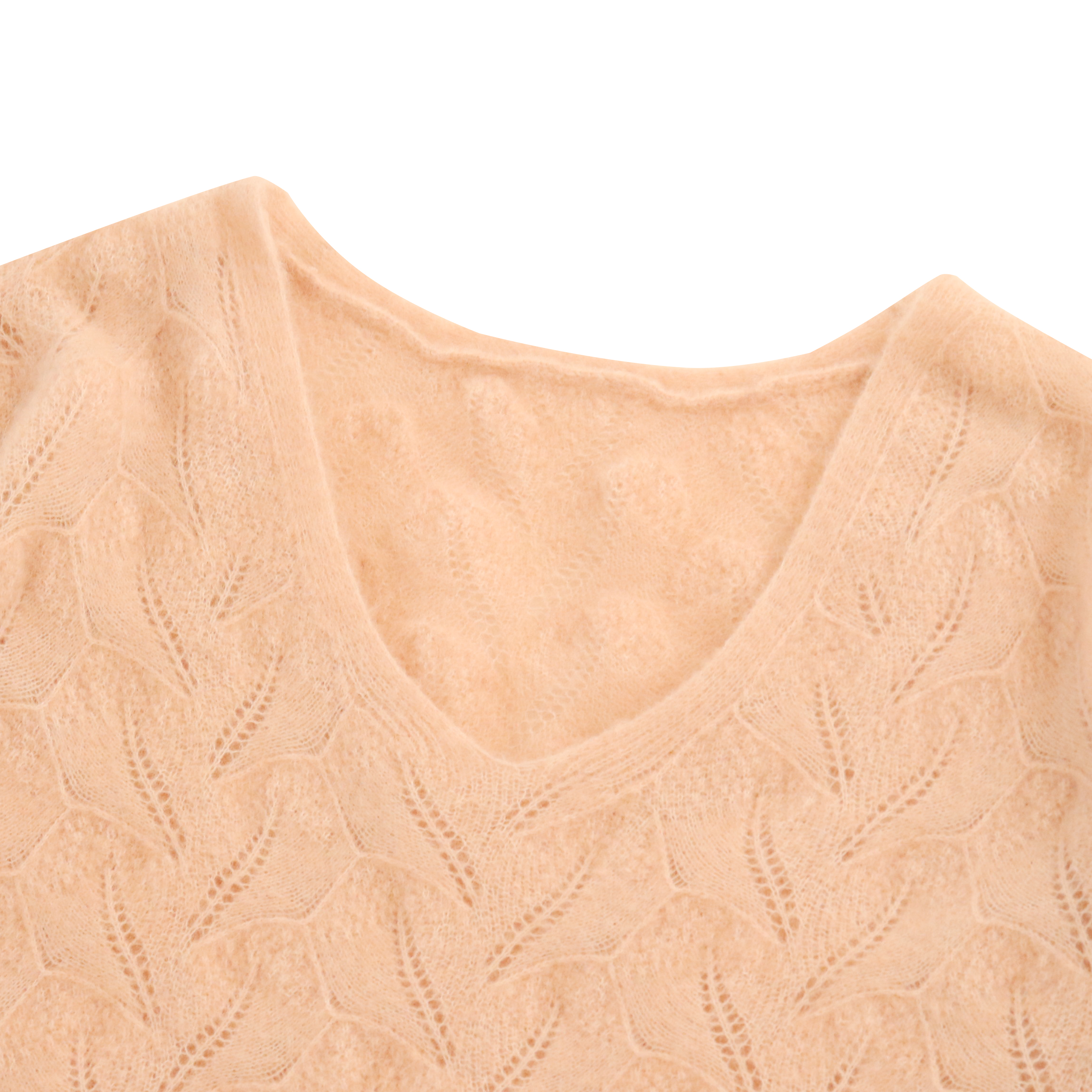 秋冬 OEM 工厂定制长袖 v 领女士套头针织毛衣