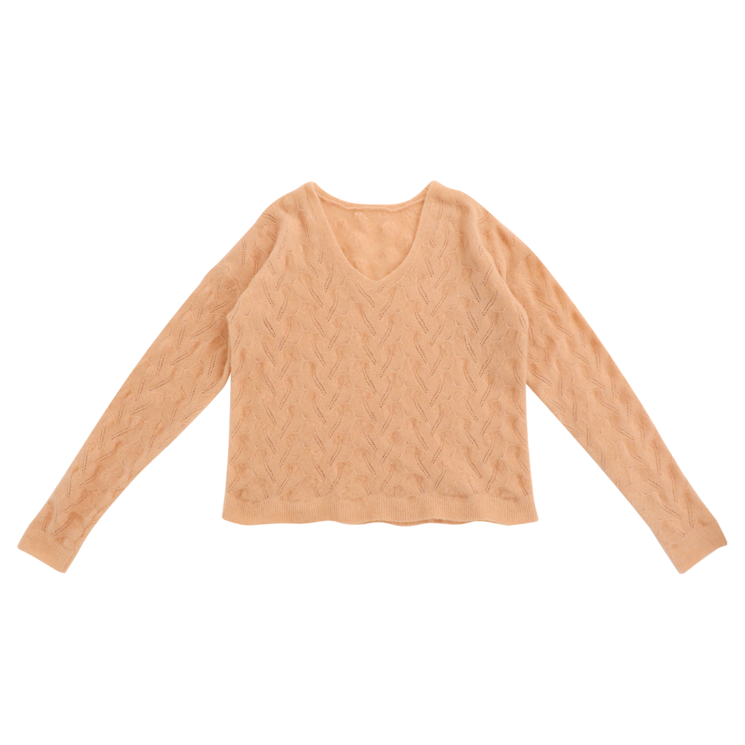 秋冬 OEM 工厂定制长袖 v 领女士套头针织毛衣