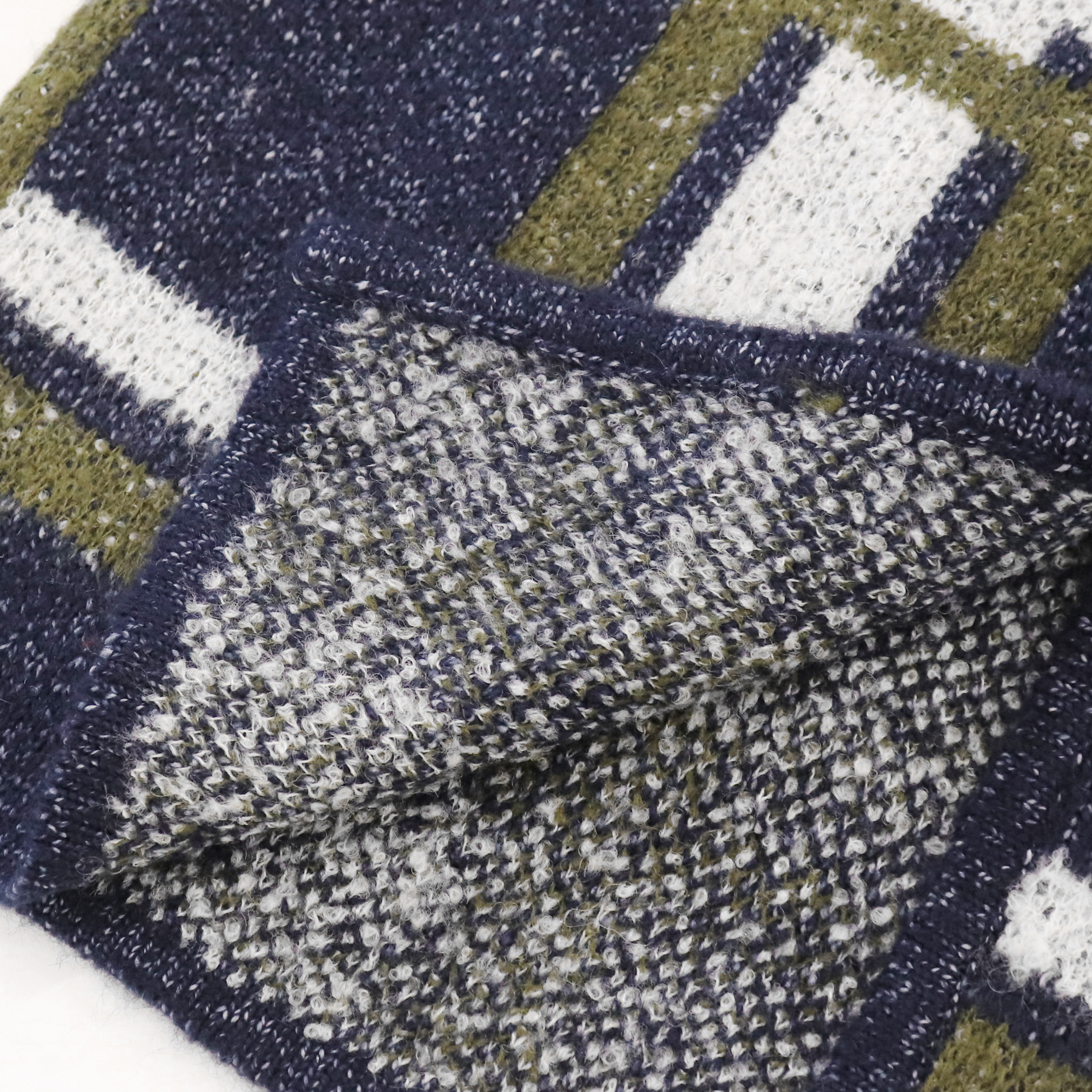 OEM 工厂定制格子印花长袖女士女士针织毛衣外套开衫